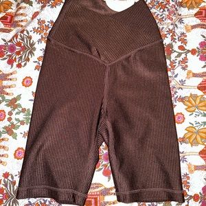 NWT Aerie High Rise 7” Biker shorts
